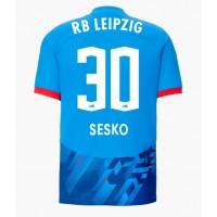Dres RB Leipzig Benjamin Sesko #30 Tretina 2023-24 Krátky Rukáv